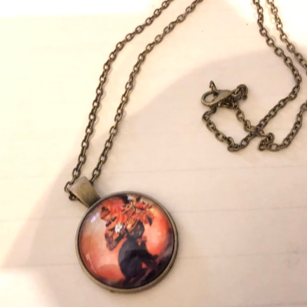 Halloween kitty necklace - Picture 4 of 4
